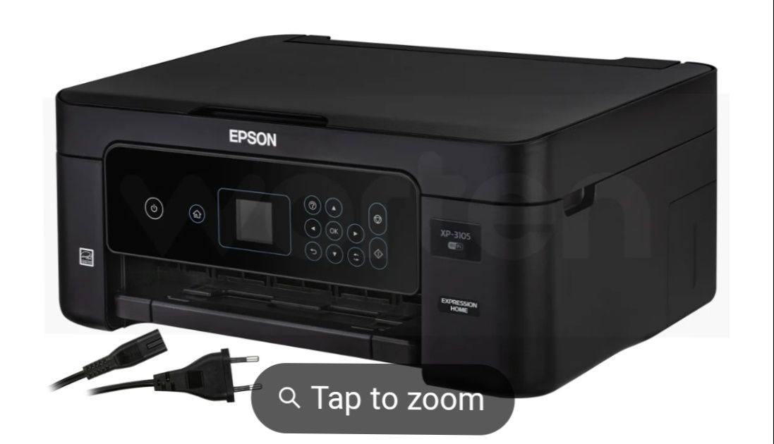 Impressora EPSON XP-3105 (Multifunções - Jato de Tinta - Wi-Fi)