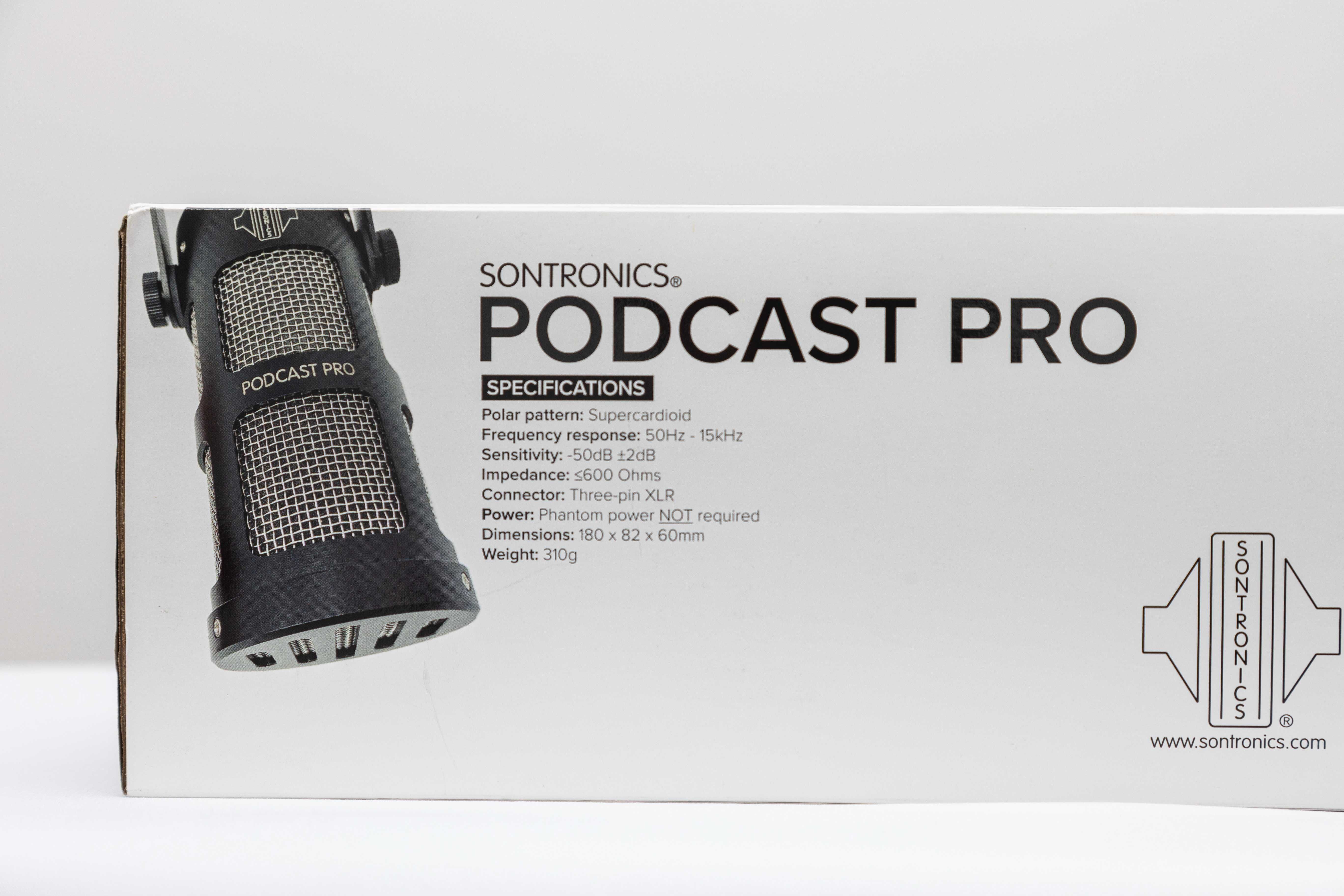 Microfone Sontronics Podcast Pro Black