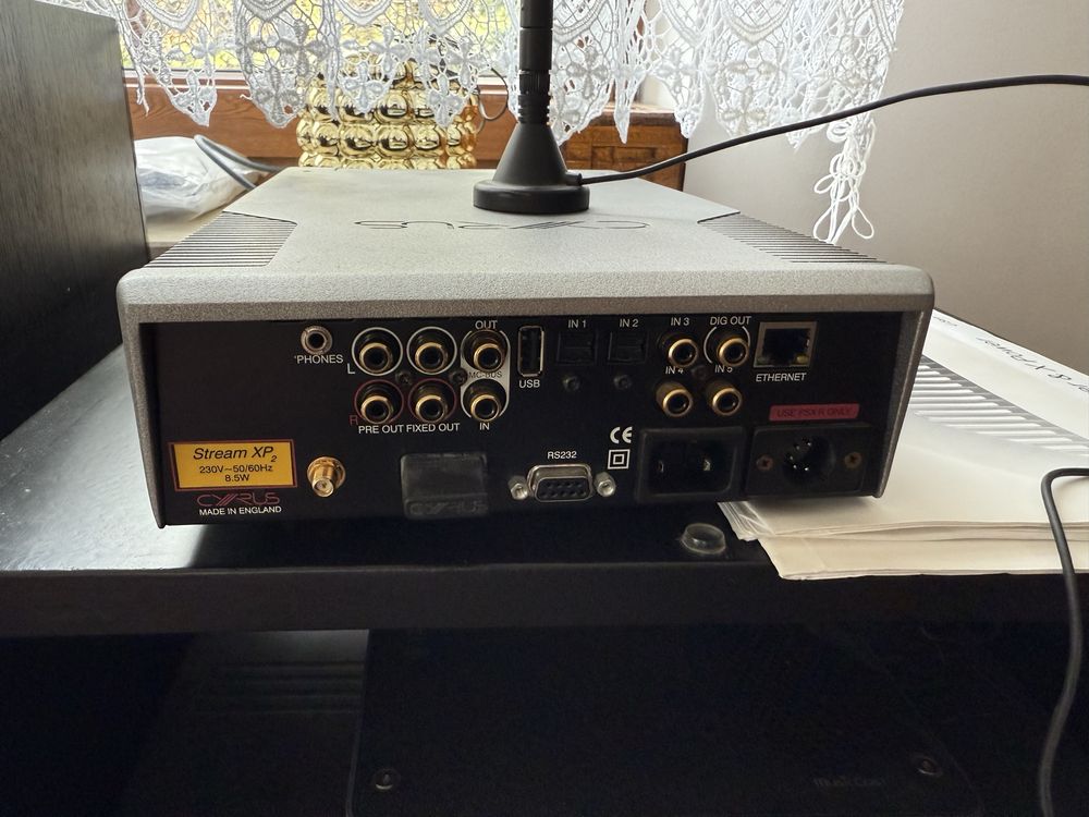 Streamer Cyrus Stream XP2 preamp DAC odtwarzacz sieciowy