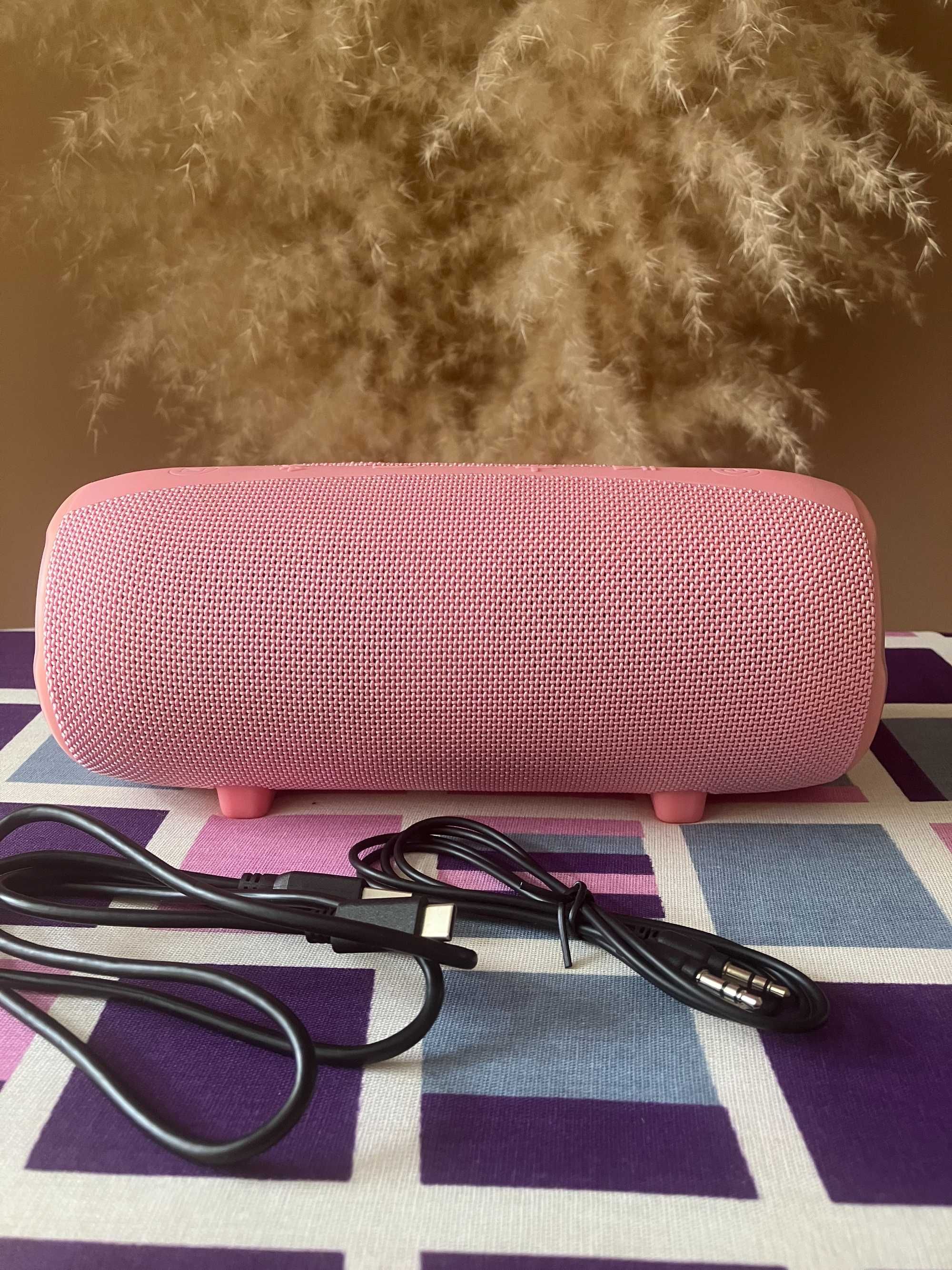 Głośnik mobilny xmusic BTS850P Radio FM Różowy