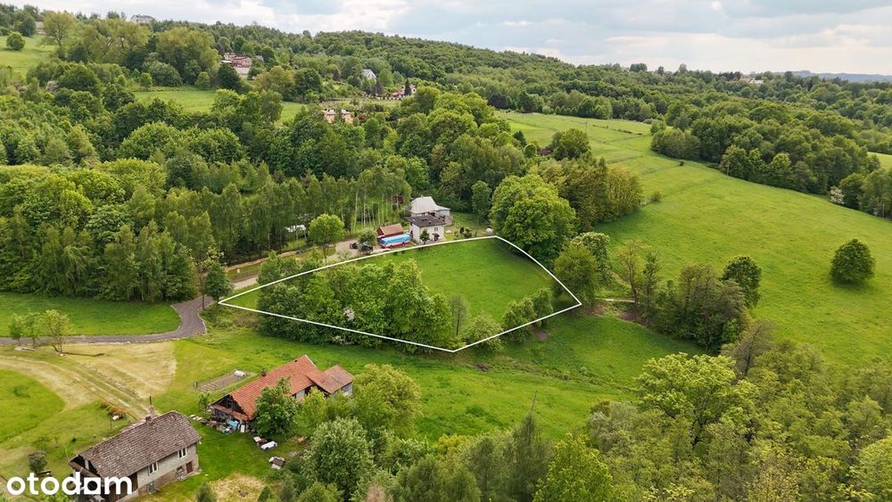 Działka w Golkowicach z pięknym otoczeniem