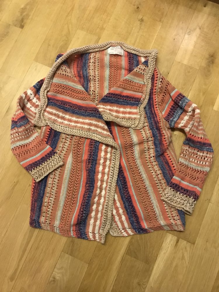 Sweter ażurowy Zara r.122