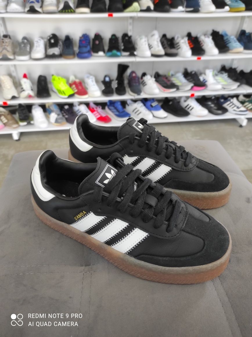 ОРИГІНАЛ 100% Кросівки Adidas Sambae Black JI1350 38