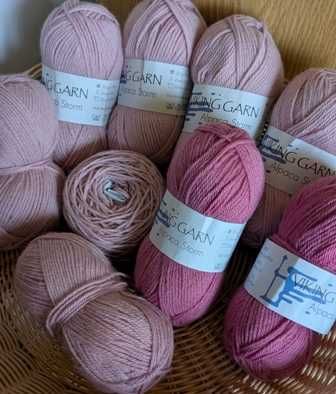 Włóczka, alpaka/merino/nylon.