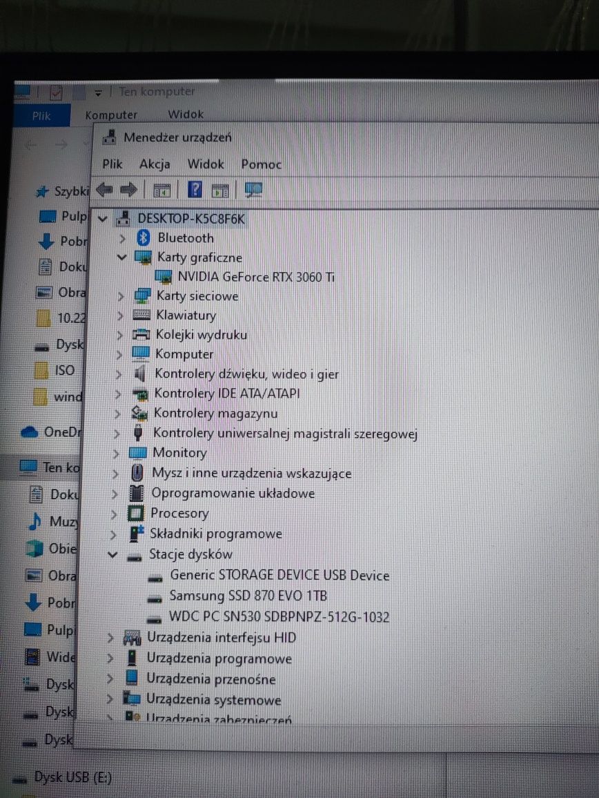 Komputer MSI Infinite S3 11th zmodyfikowany