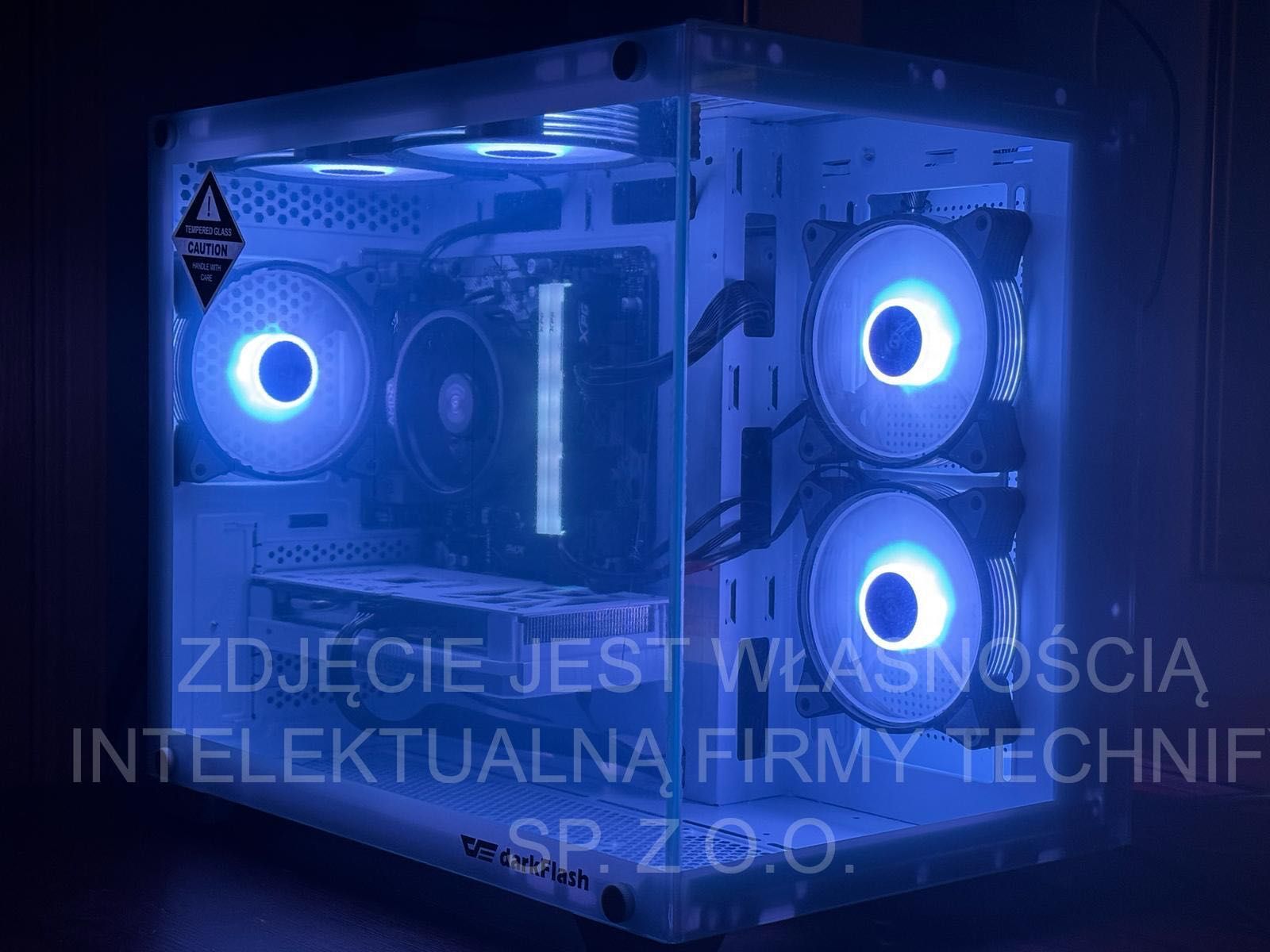 Komputer Gamingowy RTX 4060, Ryzen 5 3600. FV VAT23%, Gwarancja 2 Lata