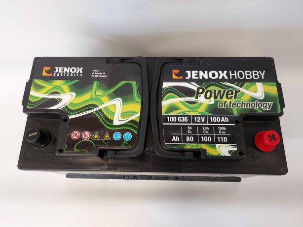 Akumulator Jenox Hobby 12V 100 AH Kamper-Łódka