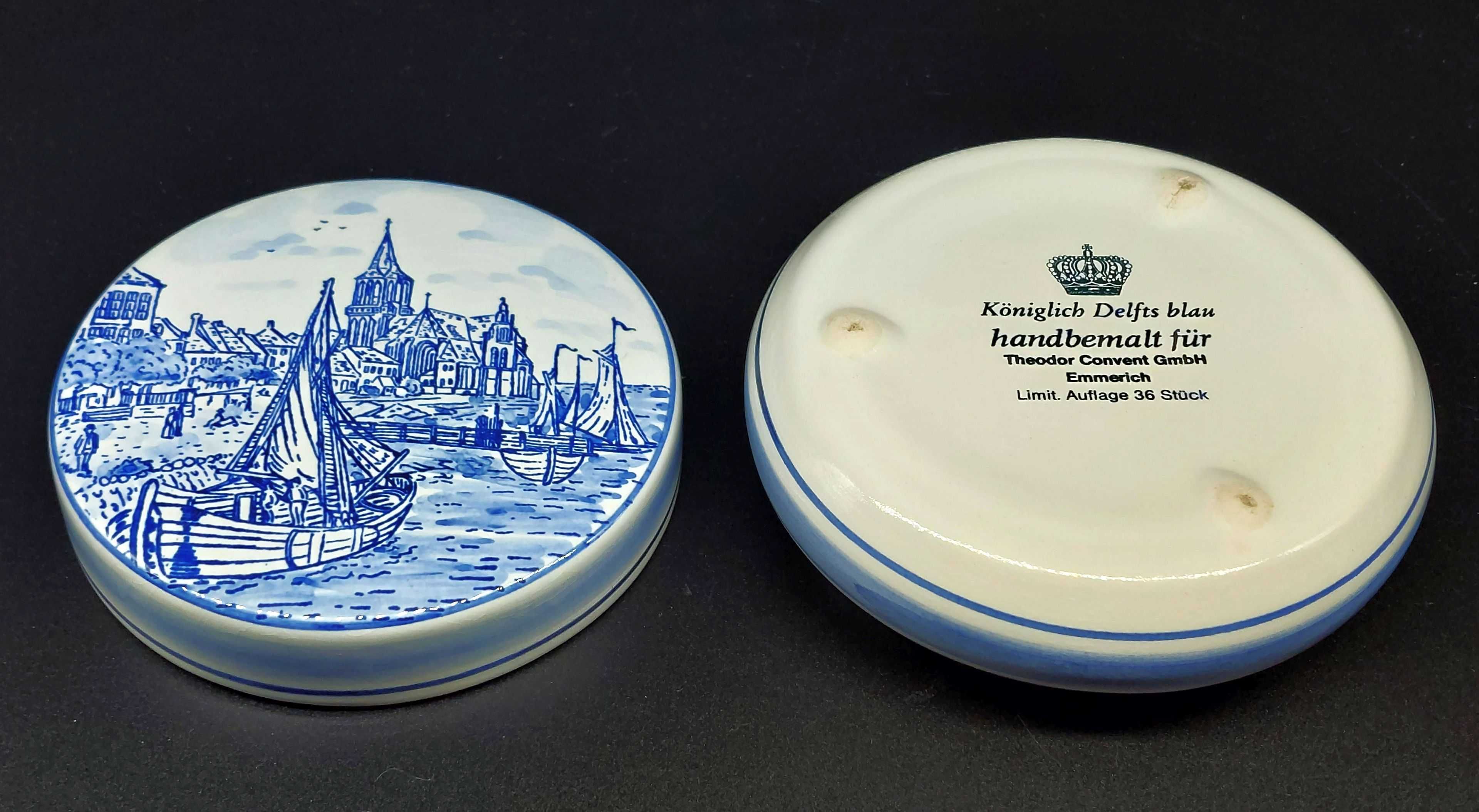 Bomboniera ceramiczna ręcznie malowana Royal DELFT kolekcje vintage