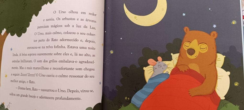 Livro Um mundo de Histórias e Fantasia - É hora de dormir