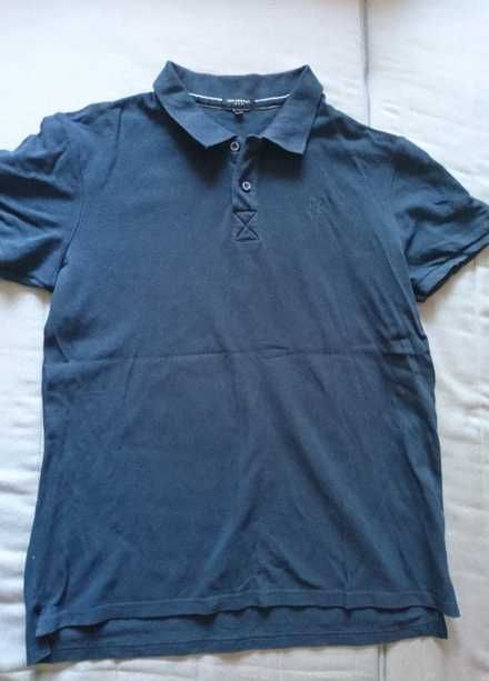 Koszulka polo, męska, granatowa Top Secret, r XL