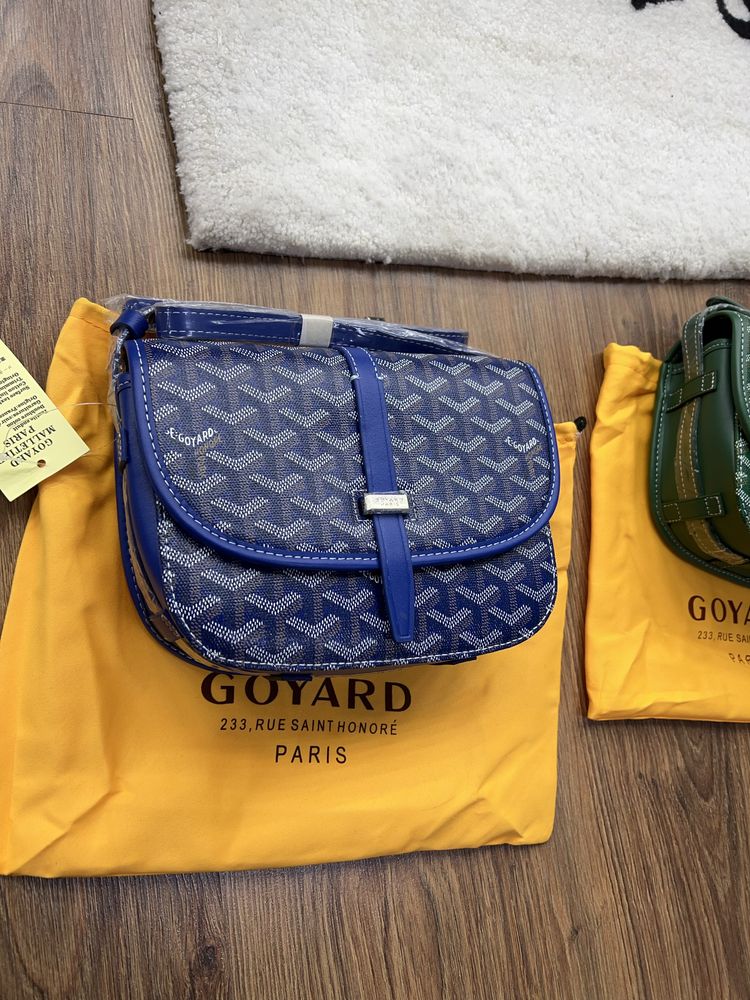 Сумка Через Плече GOYARD green / Blue Logo