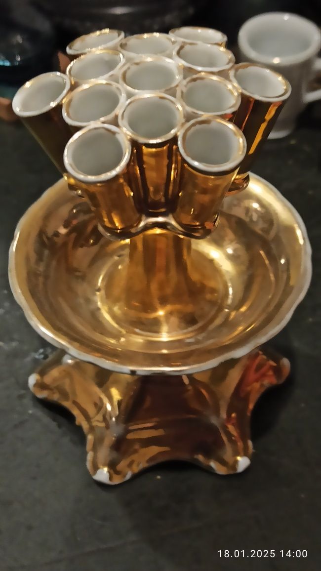 Porcelana Carl Tielsch Alt Wasser Stary Zdrój Cygaretka pojemnik