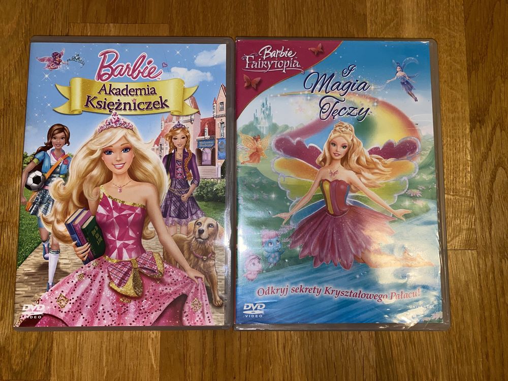 Zestaw Filmów - Barbie i magia tęczy - Barbie i akademia księżniczek