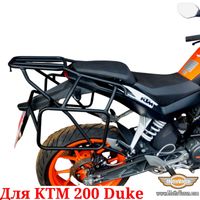 KTM Duke 200 Багажная система KTM 200 Duke рамки под сумки багажник