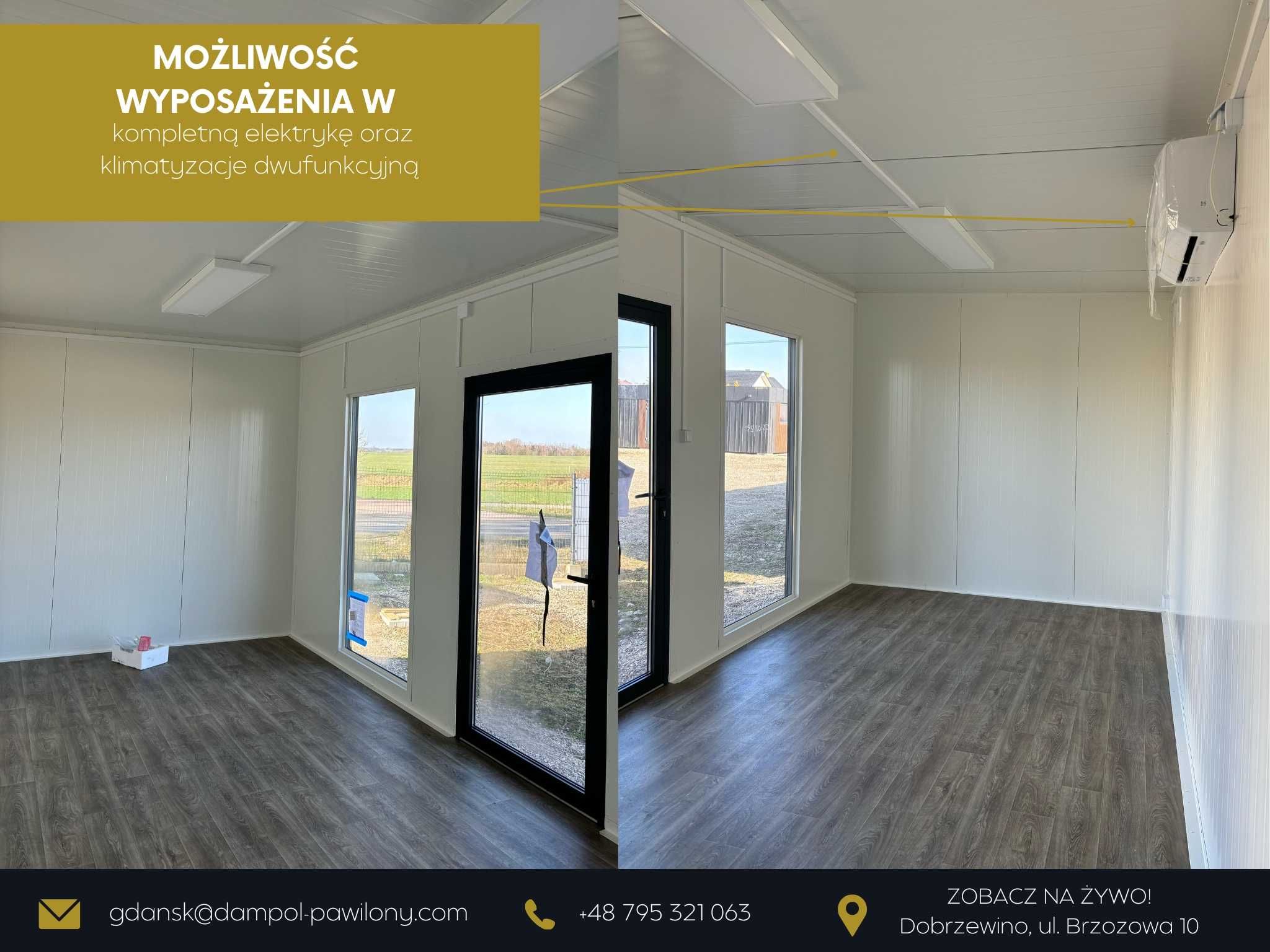 pawilon handlowy 6X3M 18M2/ biurowy, domek letniskowy, sklep