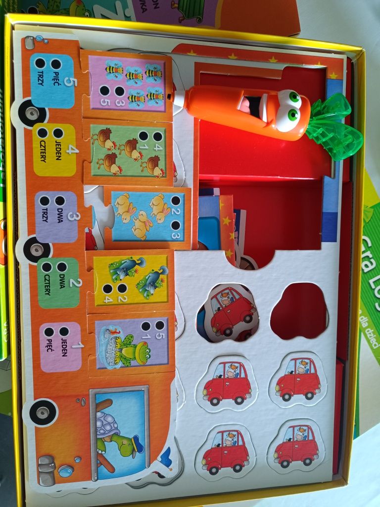 Gra edukacyjna z serii karotka 2szt (nowa+używana)