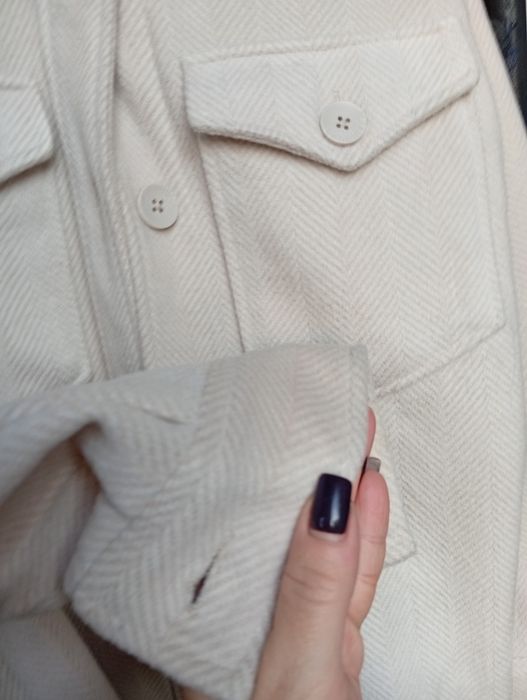 Рубашка теплая светлый беж,, UK