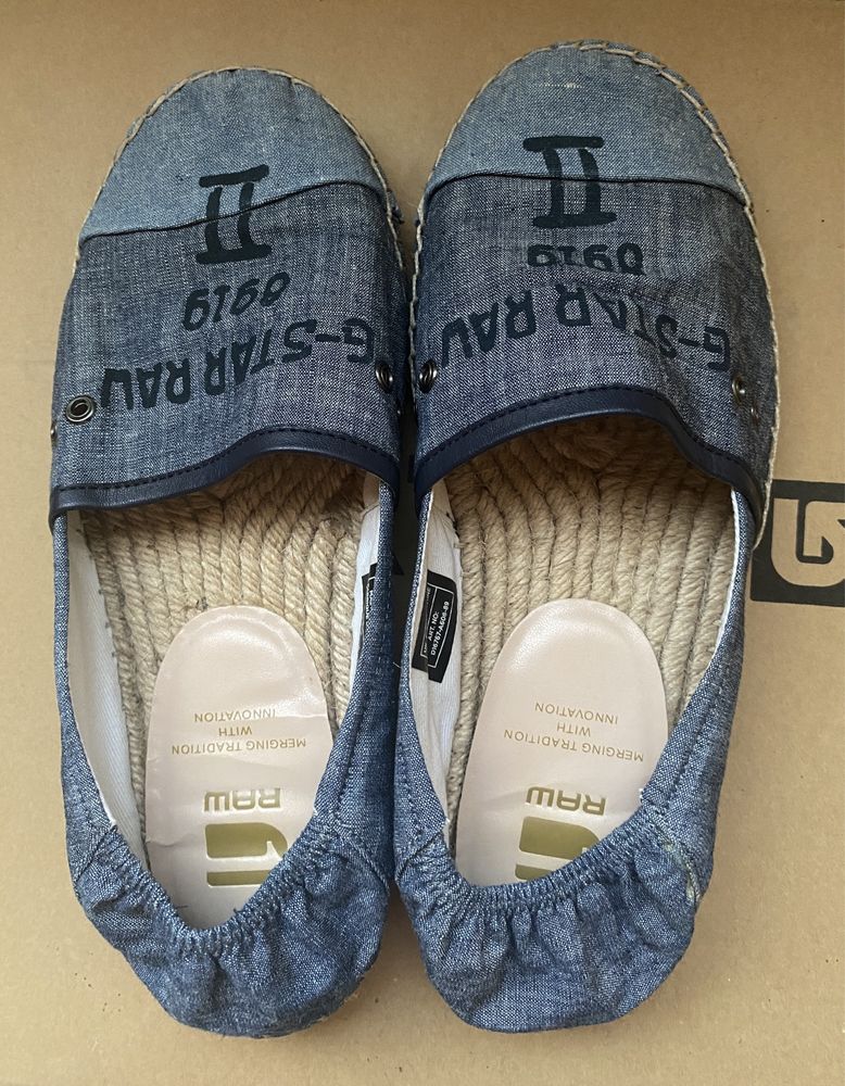 Мокасины слипоны g-star raw, 37р