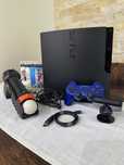 Playstation 3 Slim 320GB + Move + Pistolet + Gry