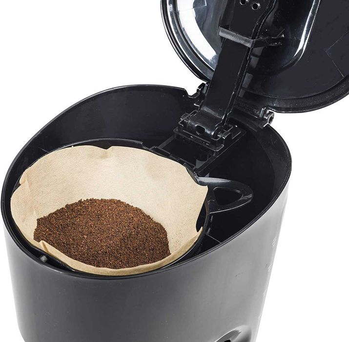 Cafeteira com placa quente, para café de filtro moído, 10 chávenas