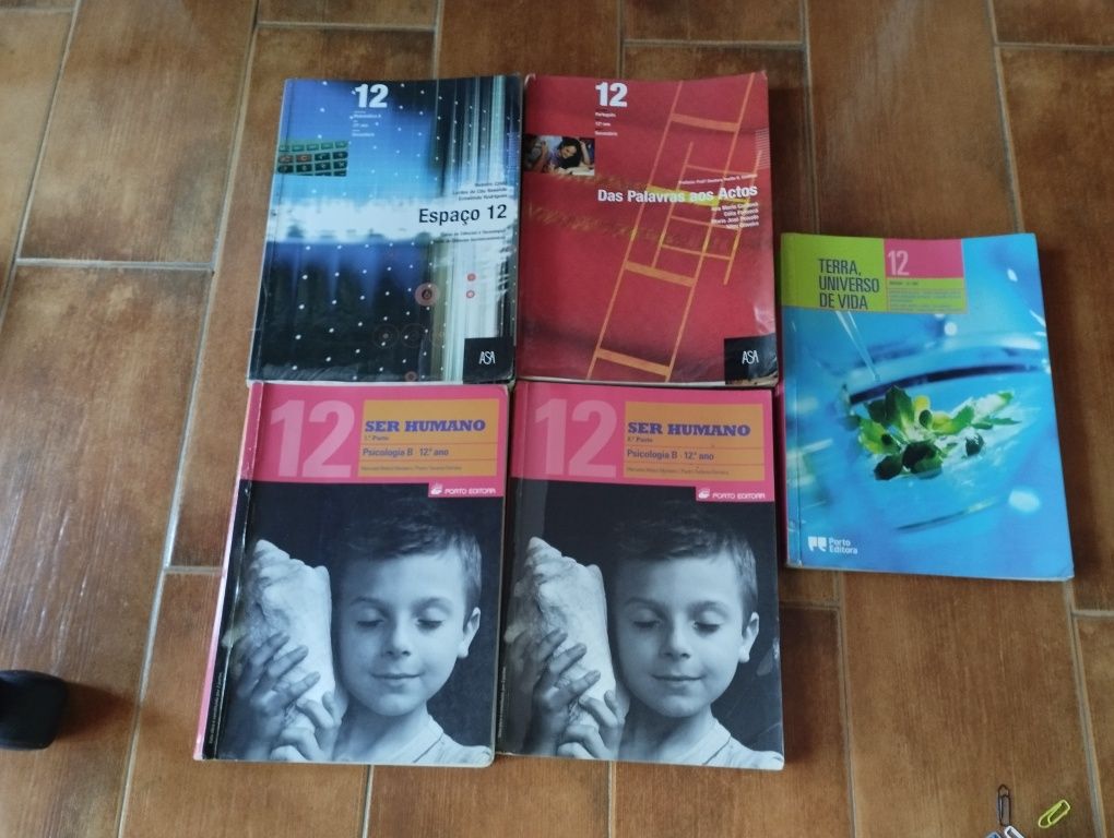 Vendo livros 12 ano