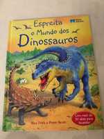 Livro Espreita o Mundo dos Dinossauros