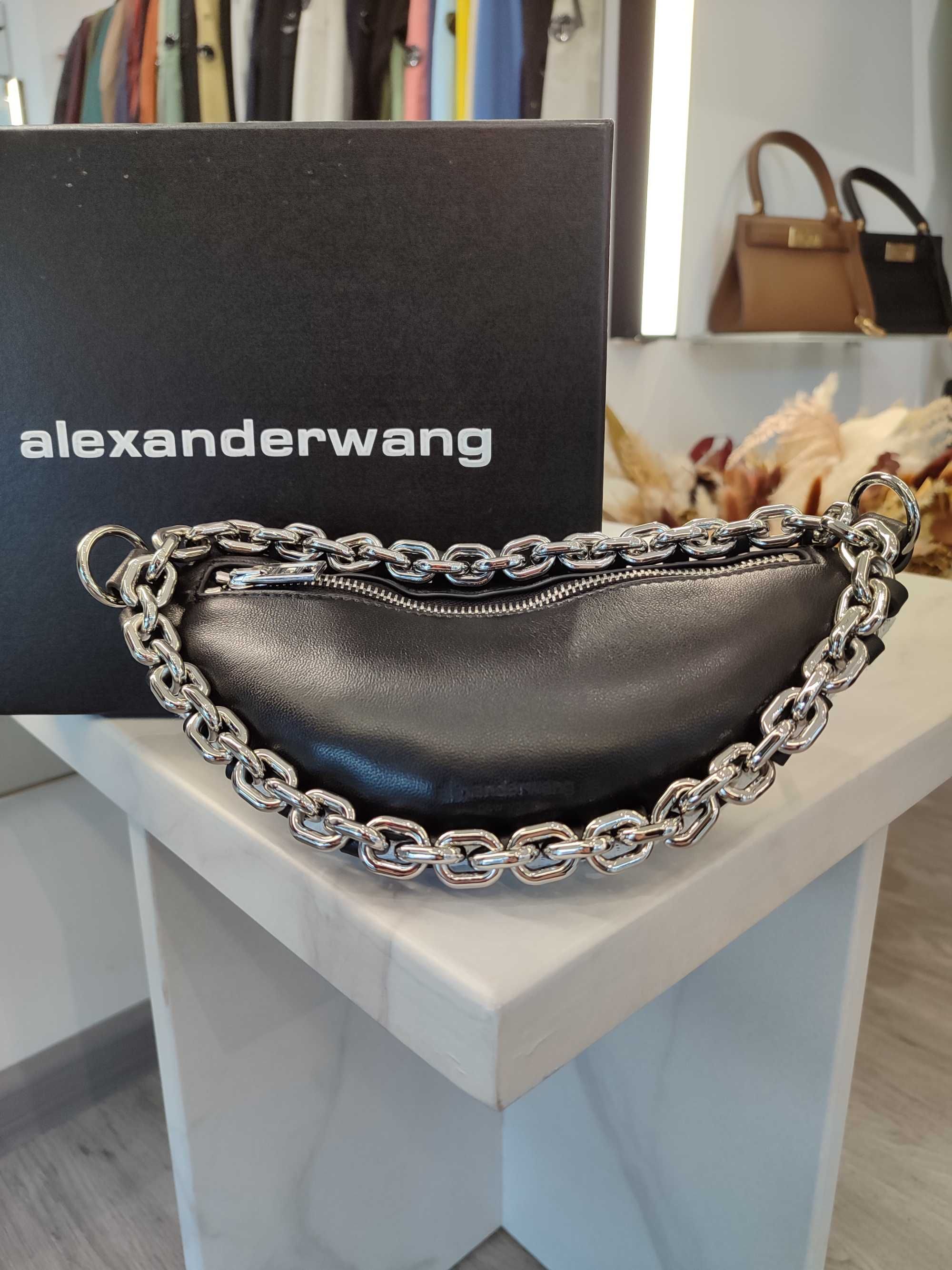 Сумка Alexander Wang Attica Soft Hybrid Fanny Pack White