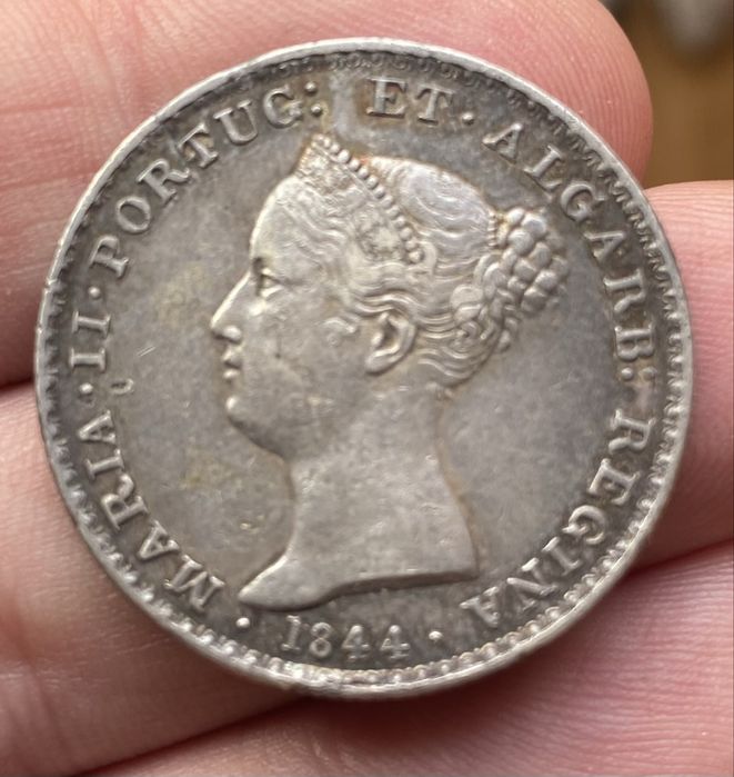 Moeda 500 Reis D MARIA 1844