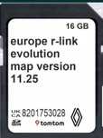 Karta Renault R-LINK 11.25 TomTom EUROPA RADARY
