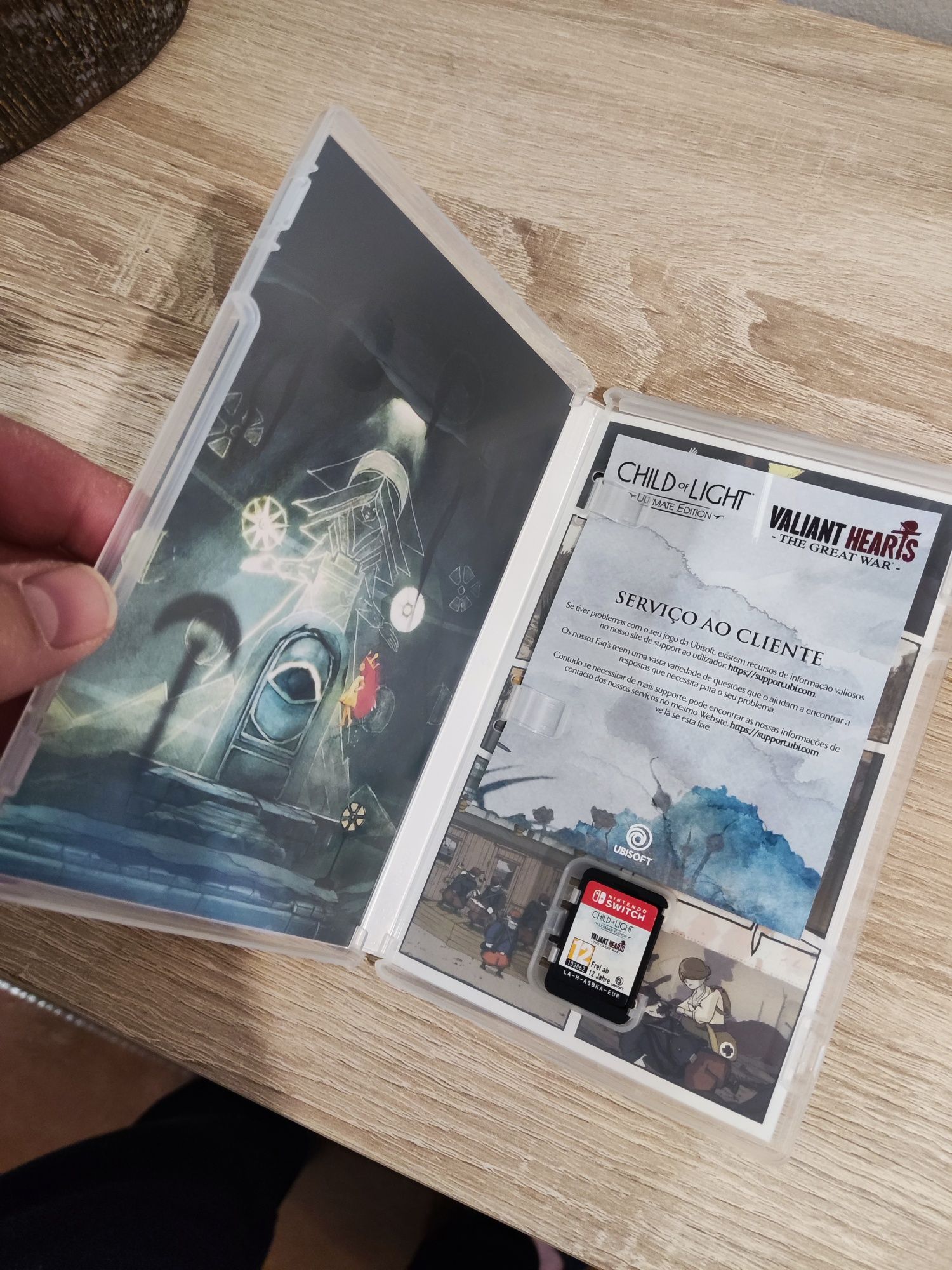 Child of light e valiant Hearst raro nintendo switch