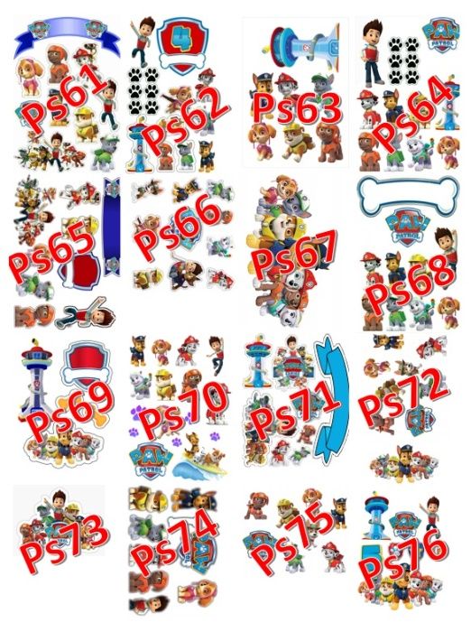 Opłatek cukrowy dla dekoracji tortu Postaci 3d Topper