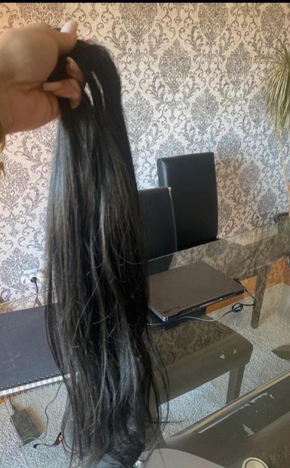 Cabelo humano 100 gramas 60 cm