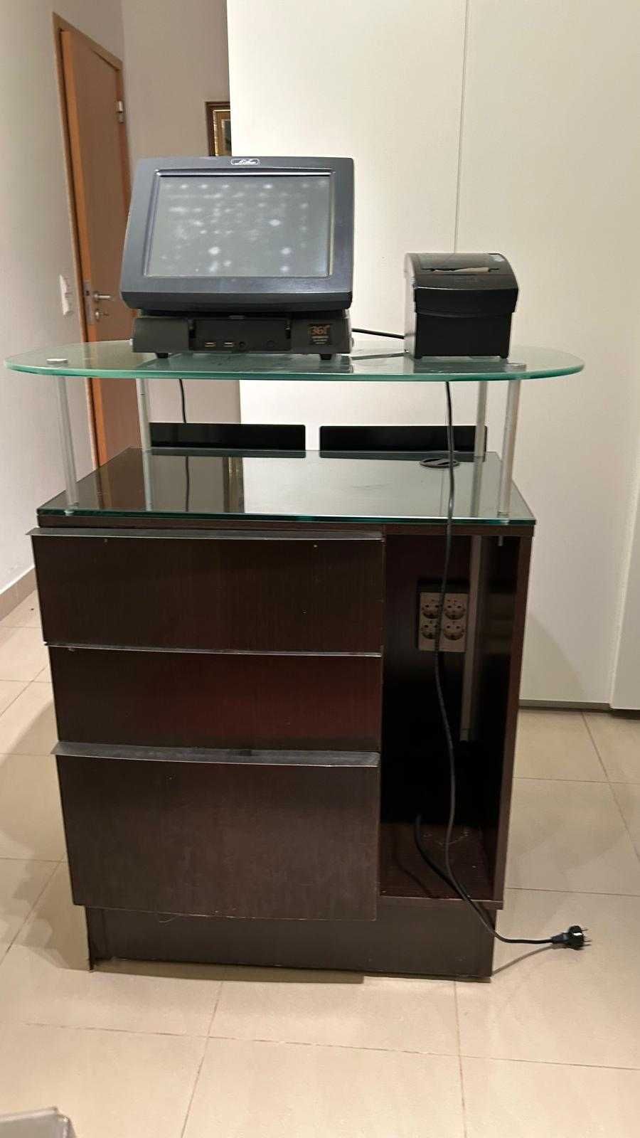 Móvel para Caixa Registradora com Tomadas Integradas