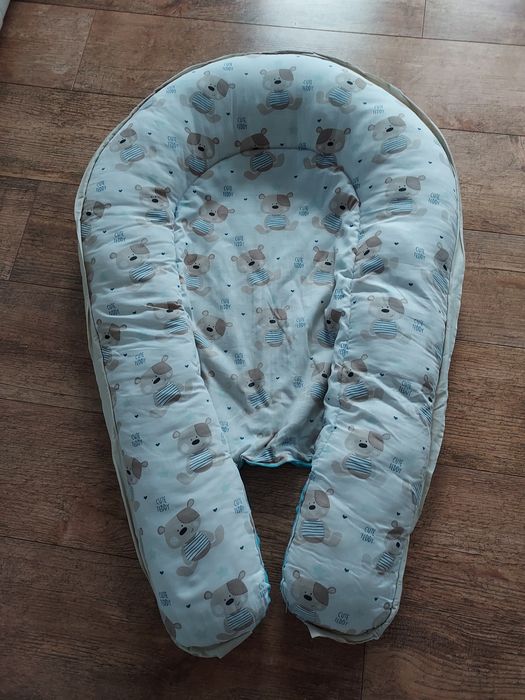 Kokon niemowlęcy w urocze misie z tkaniny miinky