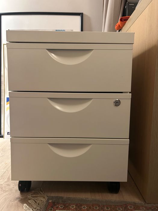 Kontenerek szafka pod biurko biały stan idealny