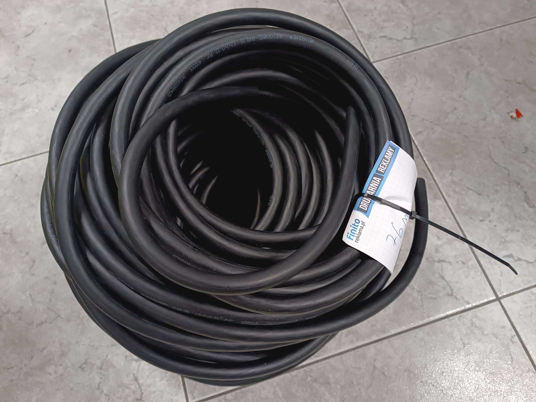 Kabel wieloparowy audio multicore 12x 2x0,22 Pyta audio Helukabel 76m