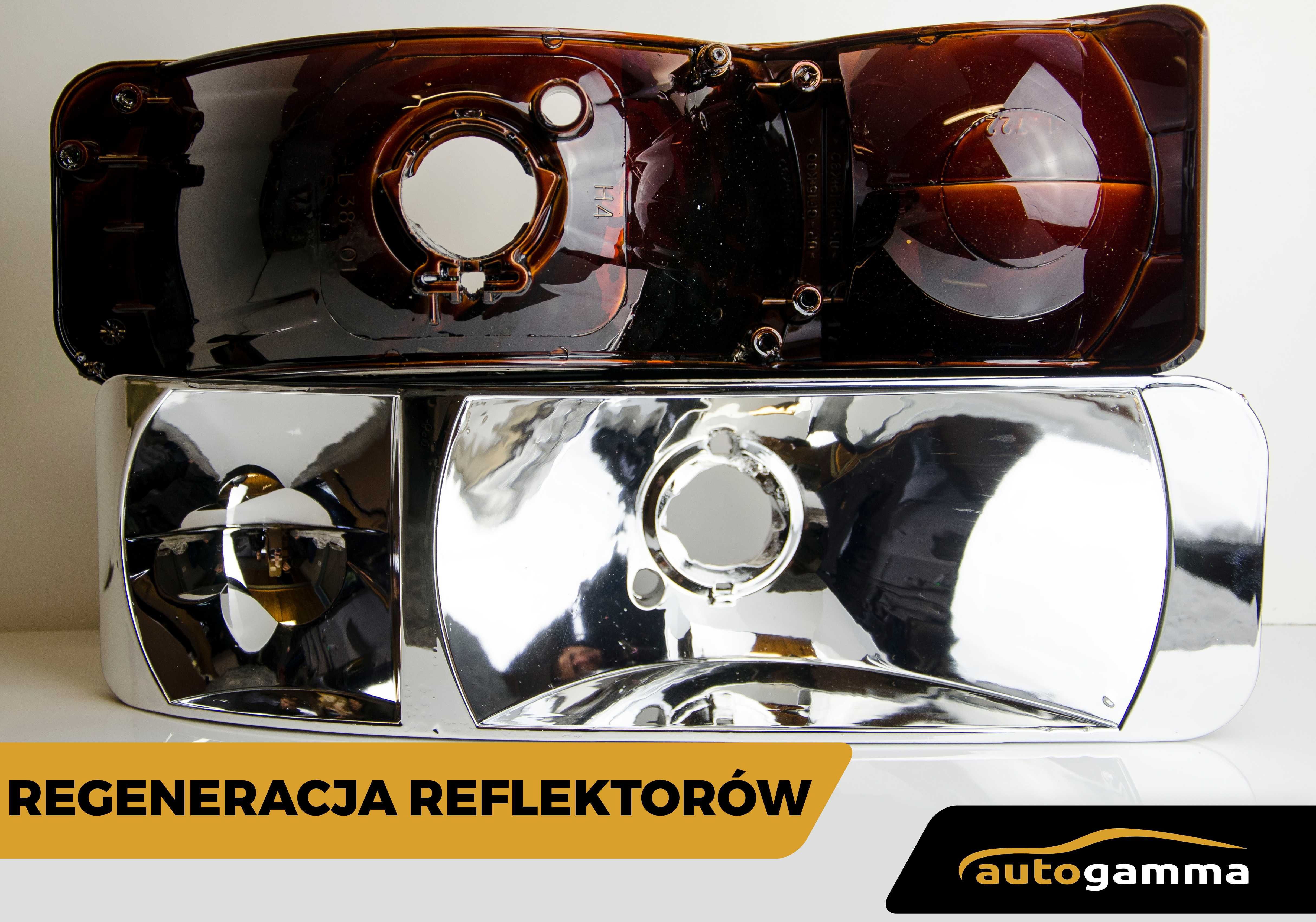 Regeneracja reflektorów i Renowacja odblasków oraz Naprawa Lamp