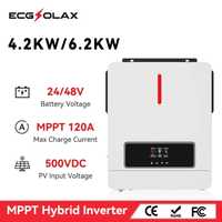 Ecgsolax гібридний сонячний інвертор 4200w 6200w.