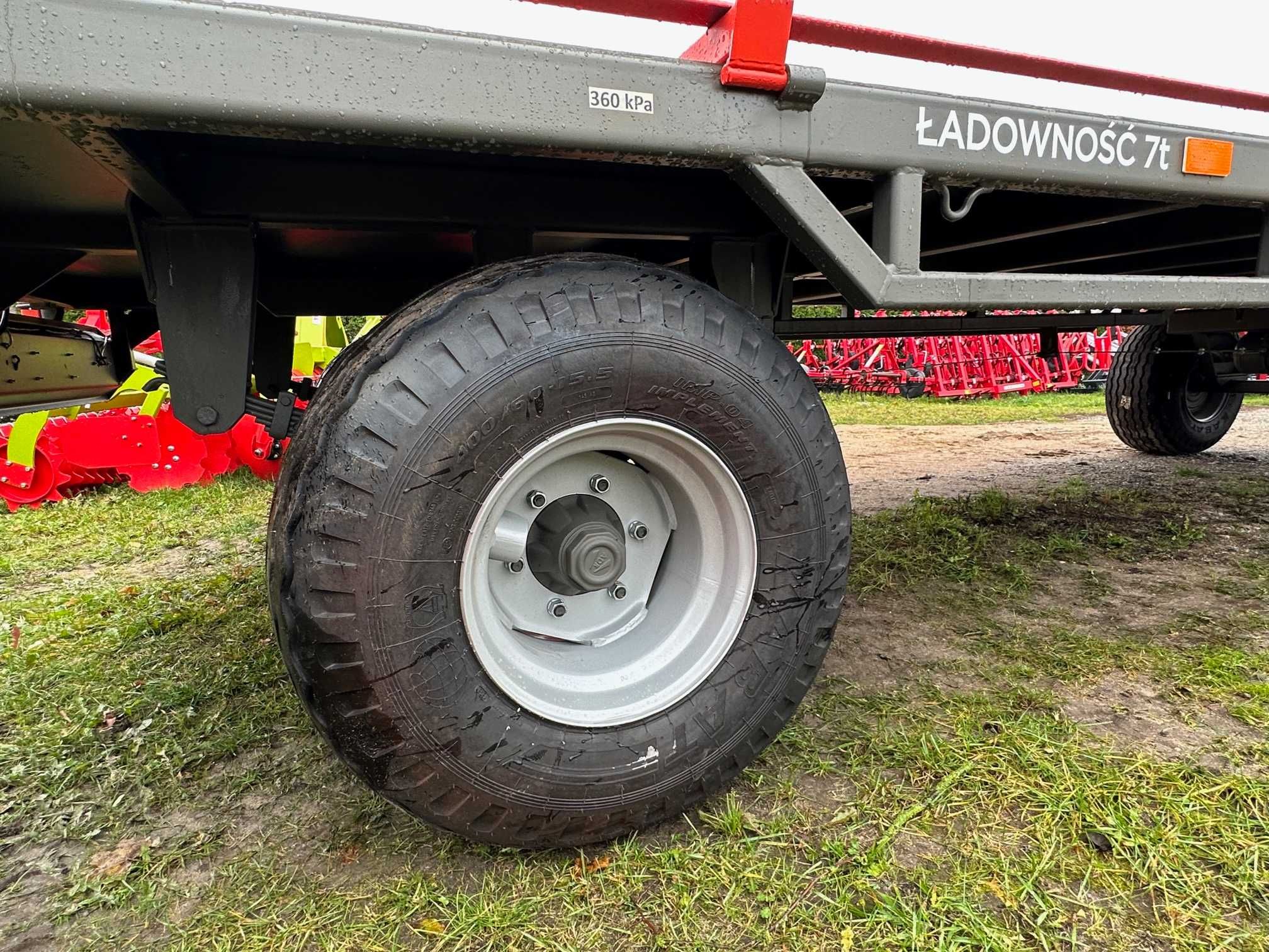 NOWA! Przyczepa do bel URSUS T665 Laweta platforma Pronar 7T Wielton