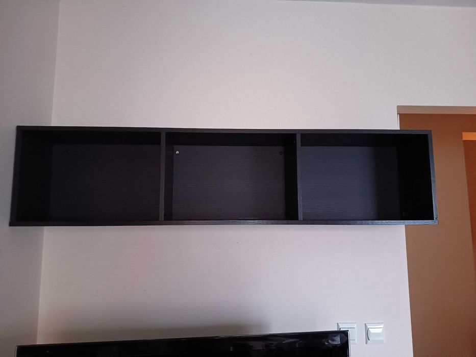 Wisząca  półka brązowa sklejka