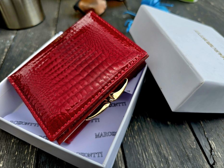 Modny pojemny portfel damski marki Marco Contti nowy