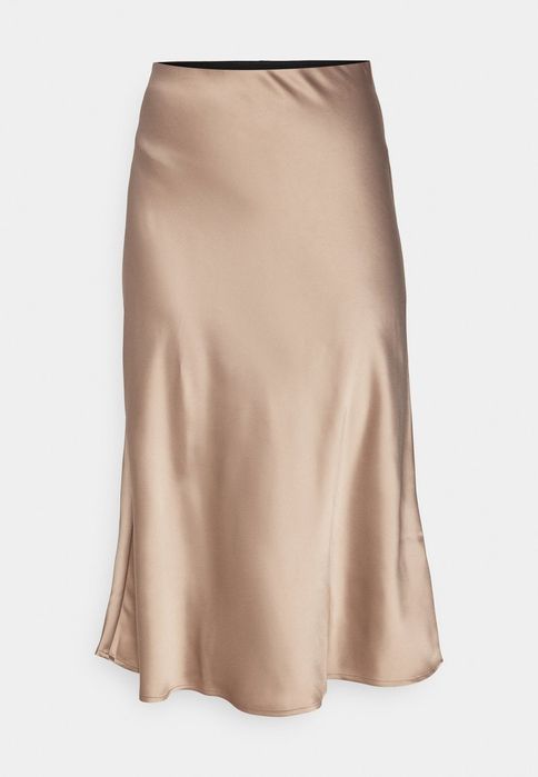 Spódnica trapezowa z satyny Yas XL