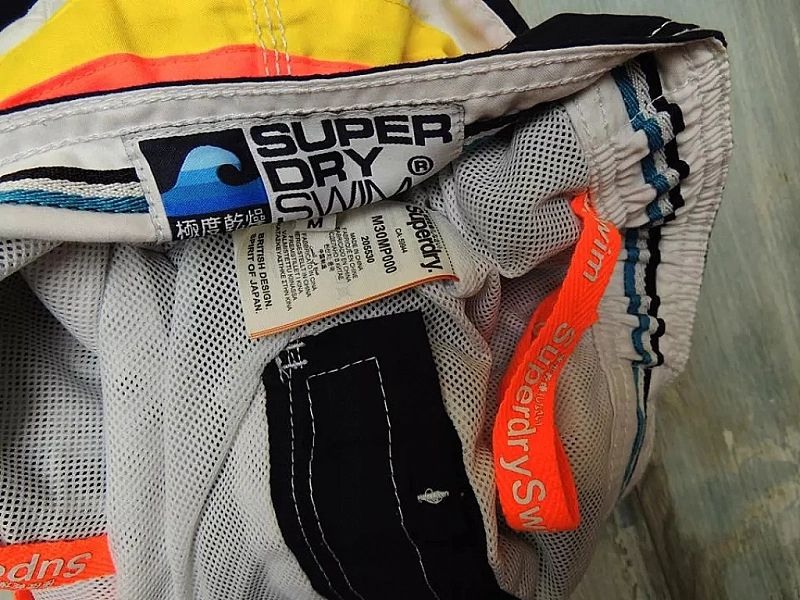 Superdry Surf Board Swim Shorts Spodenki Plażowe Sportowe Modne