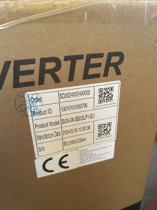 КРЕДИТ! Інвертори 6; 8;12 квт Deye, аккумулятори,УСТАНОВКА!ДОСТАВКА!