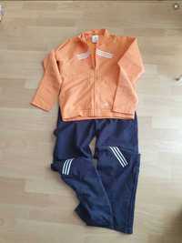 Komplet Dres Sportowy Adidas Bluza + Spodnie XS U8