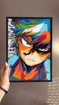 Bakugou - My Hero Academia - Pintado no Vidro