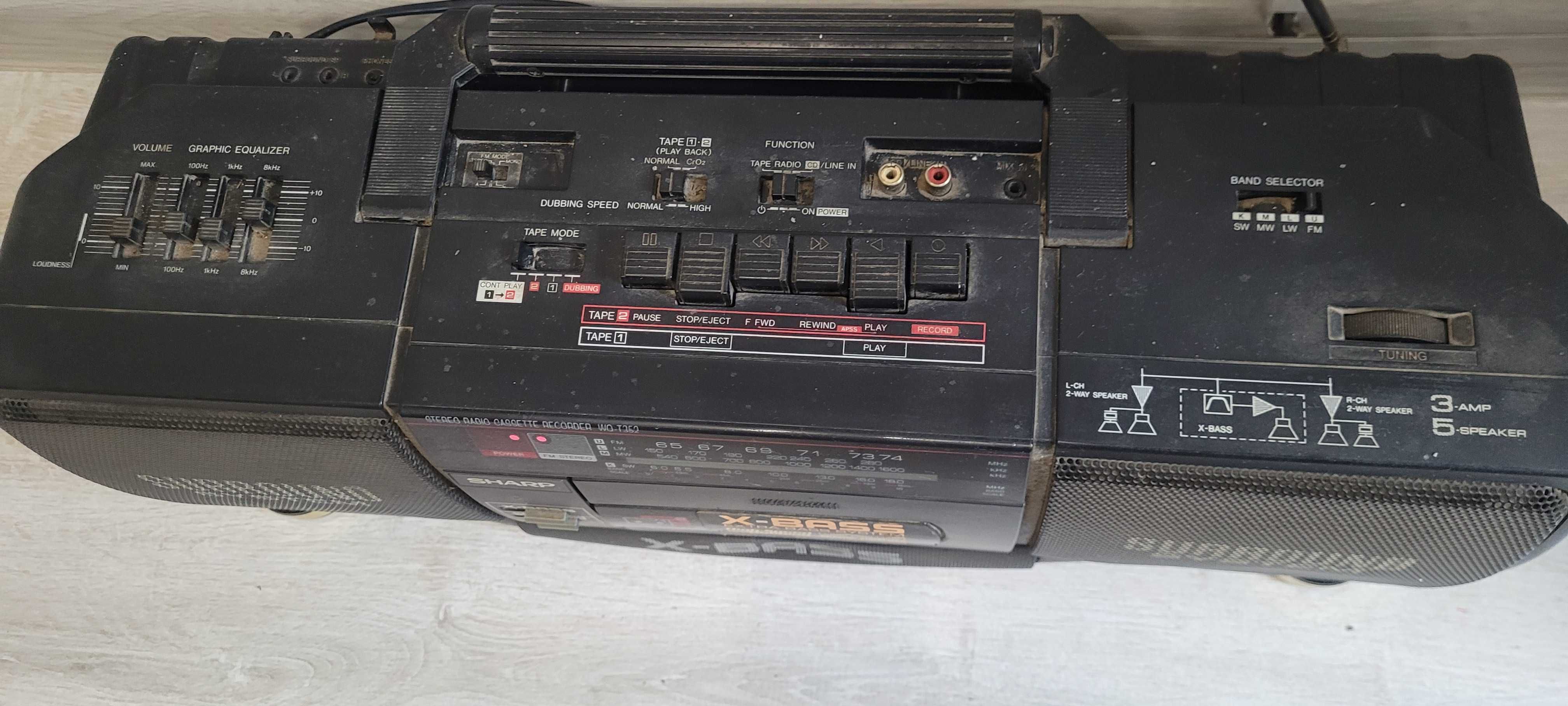 Radio magnetofon Sharp