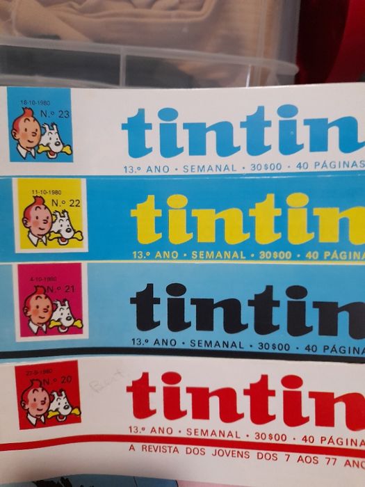 Tintin e Spirou fascículos vários-décadas 80/90 (+300 disponíveis)