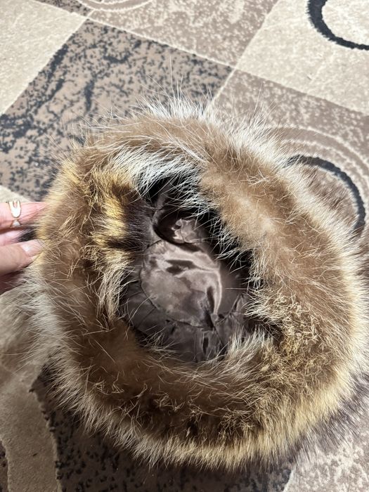 Вінтажна шуба єнот