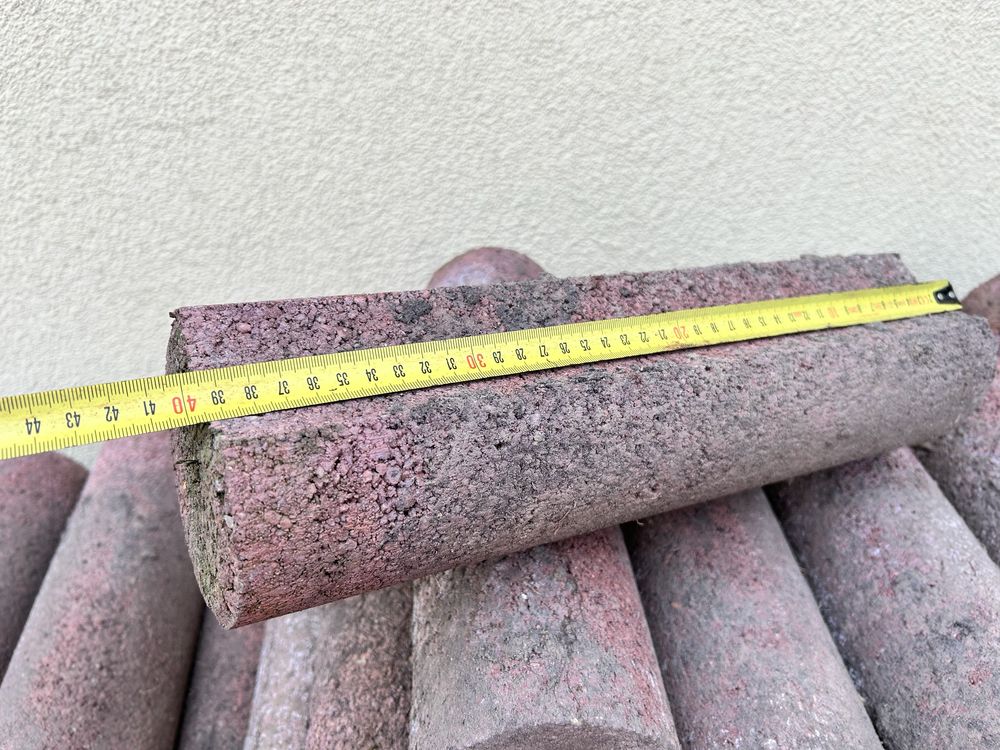 Palisada betonowa, 40 cm długie, wytrzymałe